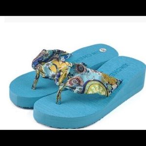 Paisley Flip Flops